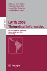 LATIN 2008: Theoretical Informatics 8th Latin American Symposium, Búzios, Brazil, April 7-11, 2008. Proceedings
