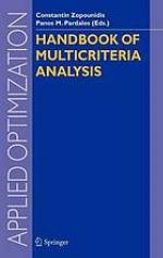 Handbook Of Multicriteria Analysis (Applied Optimization)