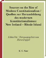 Constitutions Of The World From The Late 18th Century To The Middle Of The 19th Century