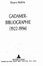 Gadamer Bibliographie (1922-1994)