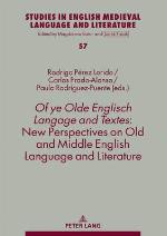 Old and Middle English Linguistic and Literary Studies