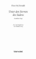 Unter den Sternen des Südens : Australien-Saga