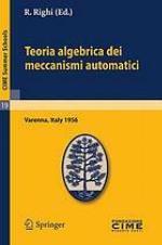 Teoria Algebrica Dei Meccanismi Automatici
