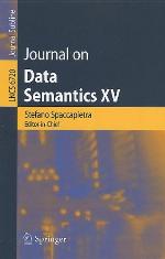 Journal on Data Semantics XV