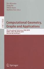 Computational Geometry, Graphs and Applications