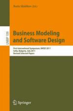 Business Modeling and Software Design First International Symposium, BMSD 2011, Sofia, Bulgaria, July 27-28, 2011, Revised Selected Papers