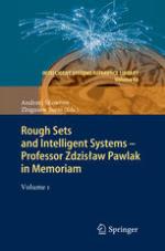 Rough sets and intelligent systems : Professor Zdzisław Pawlak in memoriam 1