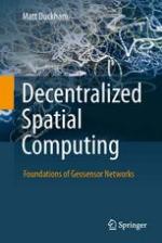 Decentralized Spatial Computing Foundations of Geosensor Networks