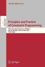 Principles and Practice of Constraint Programming - Cp 2012