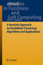 A heuristic approach to possibilistic clustering: algorithms and applications