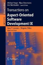 Transactions on Aspect-Oriented Software Development IX