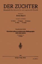 Genetisch-pflanzenzüchterische bibliographie 1939-1946 (1947)