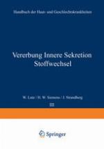 Vererbung Innere Sekretion Stoffwechsel
