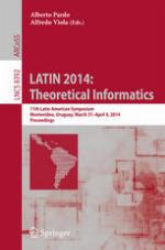 LATIN 2014: theoretical Informatics : 11th Latin American Symposium, Montevideo, Uruguay, March 31 - April 4, 2014 ; proceedings