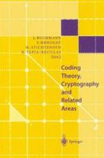 Coding Theory, Cryptography and Related Areas : Proceedings of an International Conference on Coding Theory, Cryptography and Related Areas, held in Guanajuato, Mexico, in April 1998