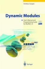 Dynamic modules : user's manual and programming guide for MuPAD 1.4