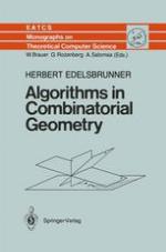 Algorithms in Combinatorial Geometry