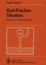 Karl-Fischer-Titration : Methoden zur Wasserbestimmung