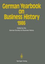German Yearbook on Business History 1986.