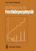 Einführung in die Festkörperphysik