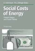 Social Costs of Energy Present Status and Future Trends