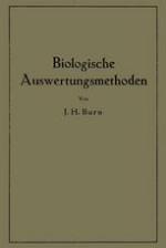 Biologische Auswertungsmethoden