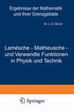 Lamésche - Mathieusche - und Verwandte Funktionen in Physik und Technik