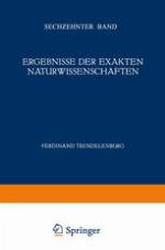 Ergebnisse der Exakten Naturwissenschaften : Sechzehnter Band