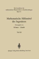 Mathematische Hilfsmittel des Ingenieurs