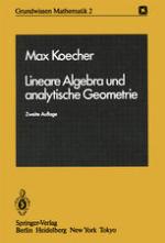 Lineare Algebra und analytische Geometrie