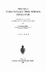 Vorlesungen über höhere Geometrie.