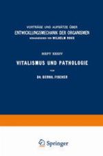 Vitalismus und Pathologie