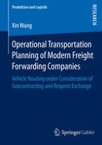 Operational Transportation Planning of Modern Freight Forwarding Companies Vehicle Routing under Consideration of Subcontracting and Request Exchange