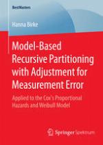 Model-Based Recursive Partitioning with Adjustment for Measurement Error Applied to the Cox's Proportional Hazards and Weibull Model