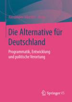 Die Alternative für Deutschland : Programmatik, Entwicklung und politische Verortung