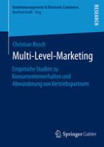 Multi-level-marketing : Empirische Studien zu Konsumentenverhalten und Abwanderung von Vertriebspartnern ; mit einem Geleitwort von Prof. Dr. Manfred Krafft.