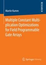 Multiple Constant Multiplication Optimizations for Field Programmable Gate Arrays