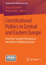 Constitutional politics in Central and Eastern Europe : from post-socialist transition to the reform of political systems
