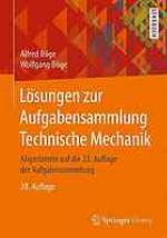 Lösungen zur Aufgabensammlung Technische Mechanik