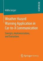 Weather Hazard Warning Application in Car-To-X Communication