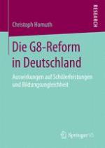 Die G8-Reform in Deutschland : auswirkungen auf Sch?ulerleistungen und bildungsungleichheit