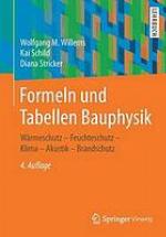 Formeln Und Tabellen Bauphysik