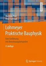 Lohmeyer Praktische Bauphysik