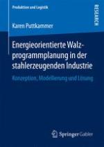 Energieorientierte Walzprogrammplanung in der stahlerzeugenden Industrie : Konzeption, Modellierung und Lösung.