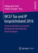 WCLF Tax und IP Gesprächsband 2016 Immaterielle Werte als zentrale Komponente internationaler Steuerstrategien