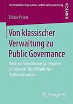Von Klassischer Verwaltung Zu Public Governance