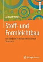Stoff- und Formleichtbau Leichter Einstieg mit eindimensionalen Strukturen