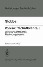 Volkswirtschaftslehre I : Volkswirtschaftliches Rechnungswesen