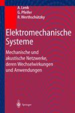 Elektromechanische Systeme Mechanische und akustische Netzwerke, deren Wechselwirkungen und Anwendungen