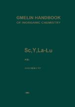Gmelin handbook of inorganic chemistry. Sc, Y, La-Lu, Rare earth elements, A6b, Y, La, and the lanthanoids : Geochemistry: hydrosphere, atmosphere. Cosmo- and geochemical cycles